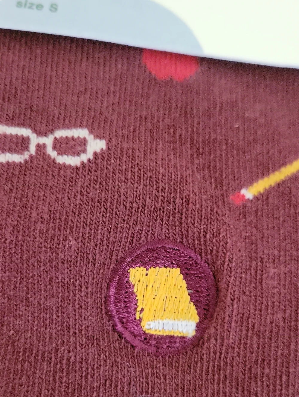 Conscious Step NWT LIFELONG LEARNER Pattern Crew Socks
